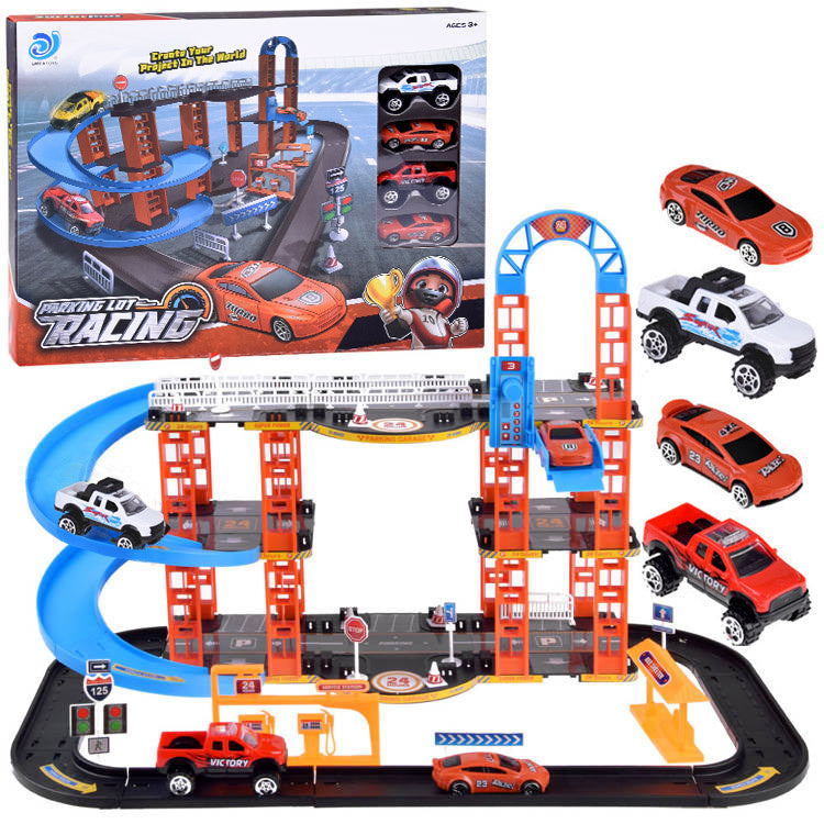 Automobilių stovėjimo aikštelė su priedais