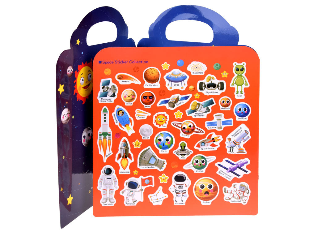 Lipdukų albumas, kosmosas