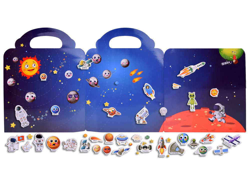 Lipdukų albumas, kosmosas