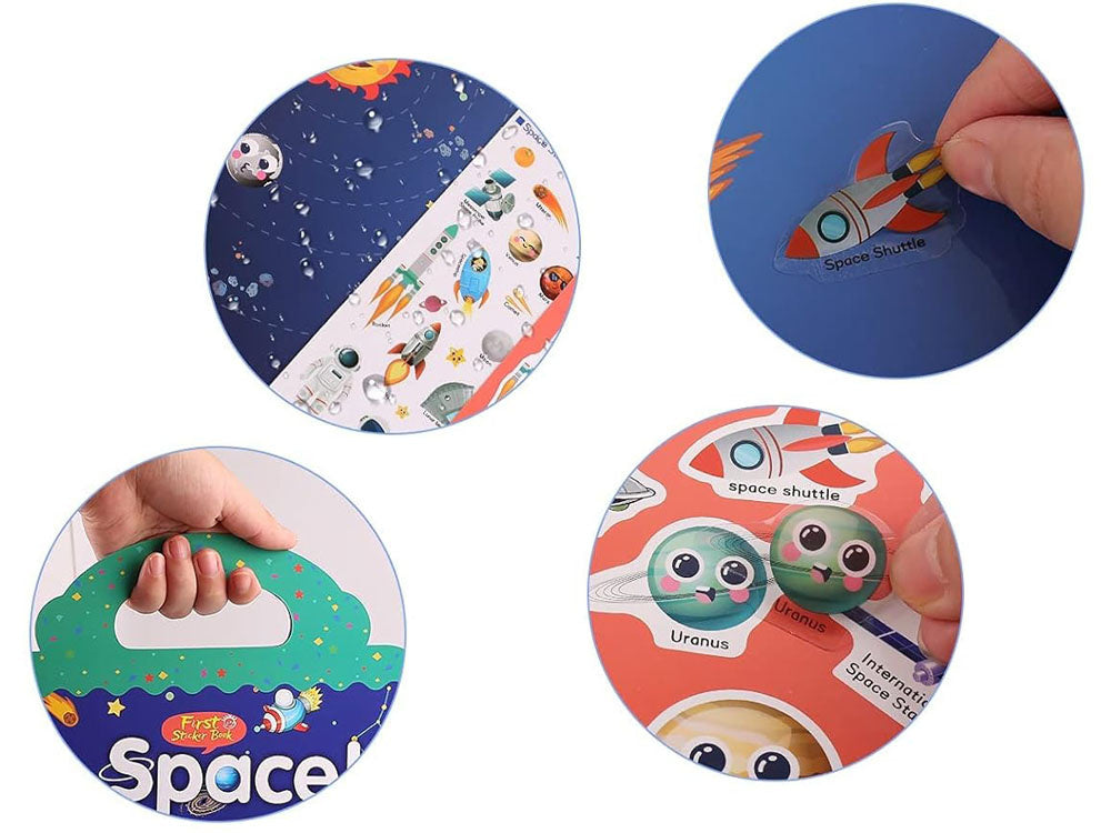 Lipdukų albumas, kosmosas