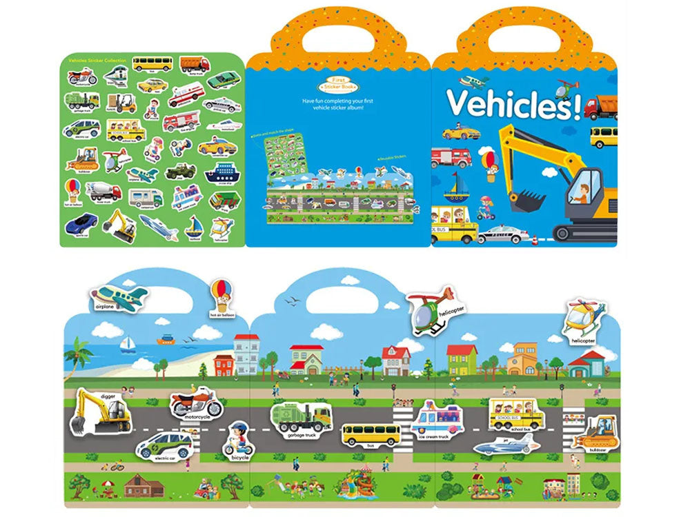 Lipdukų albumas, transporto priemonės