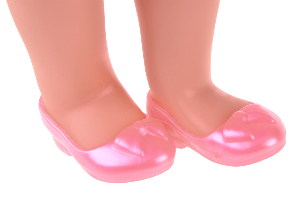 Lėlė su violetiniais plaukais 38 cm