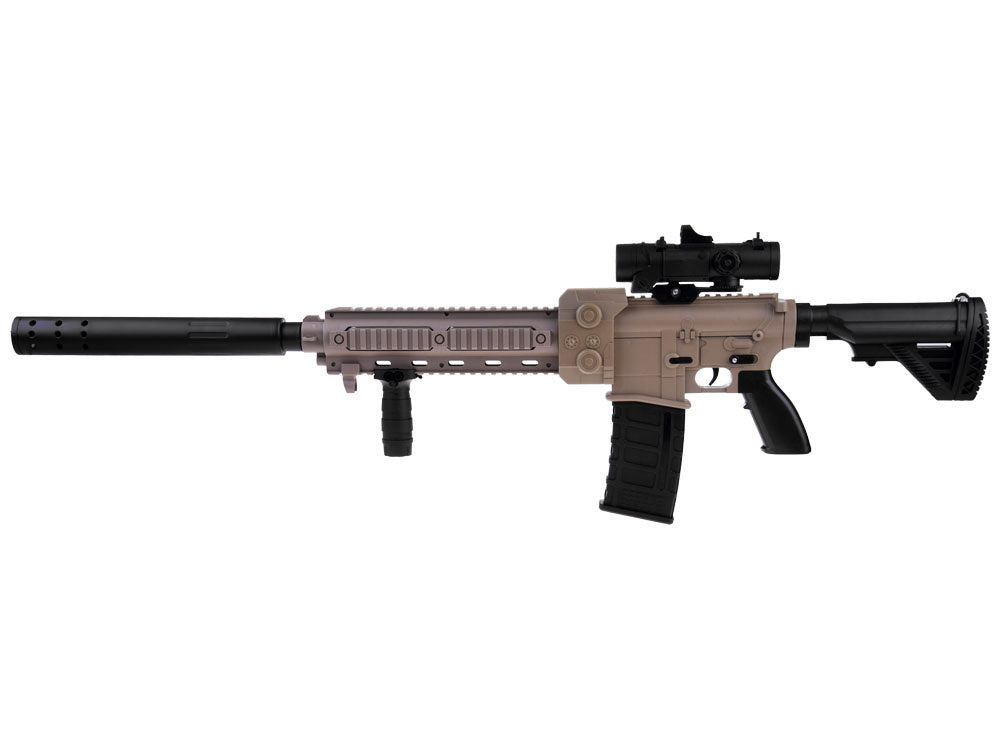 Didelis žaislinis automatinis kulkosvaidis