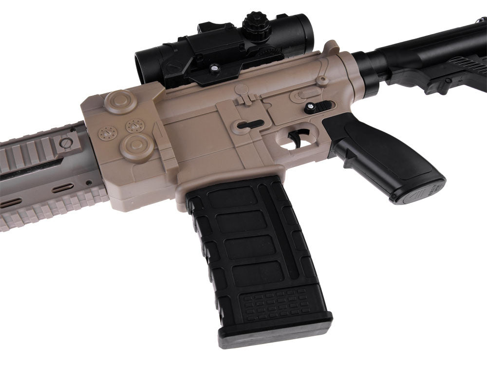 Didelis žaislinis automatinis kulkosvaidis