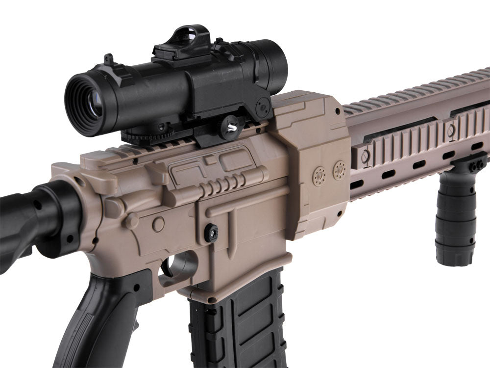 Didelis žaislinis automatinis kulkosvaidis