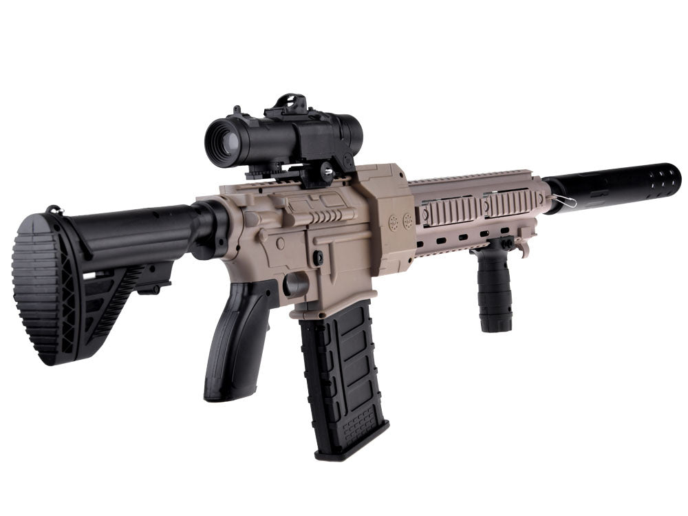 Didelis žaislinis automatinis kulkosvaidis