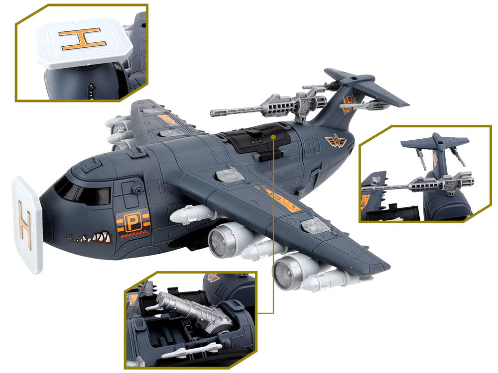 Didelė karinė bazė su oro uostu ir priedais