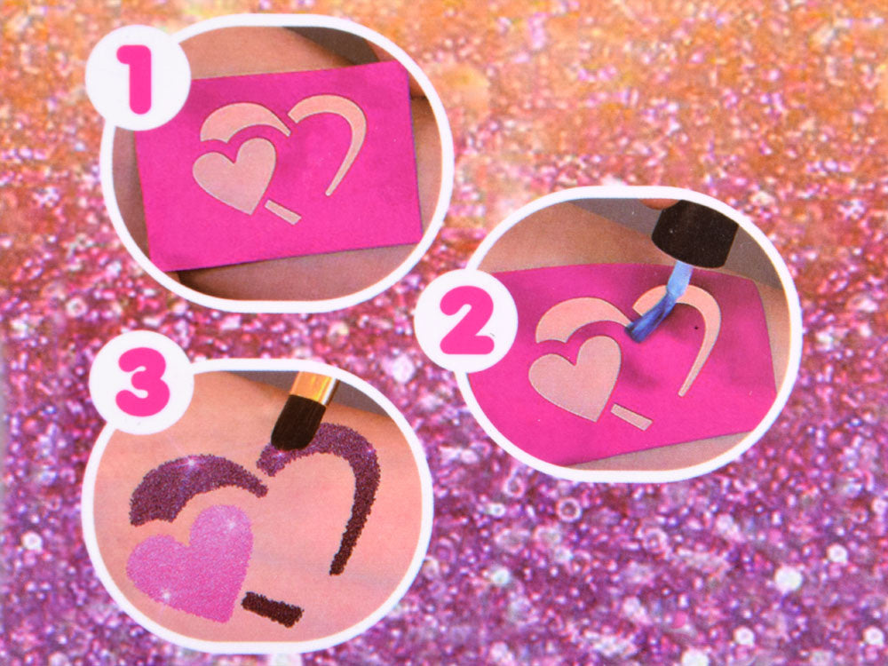 Didelis tatuiruočių kūrimo rinkinys, 24 spalvų + 120 modelių