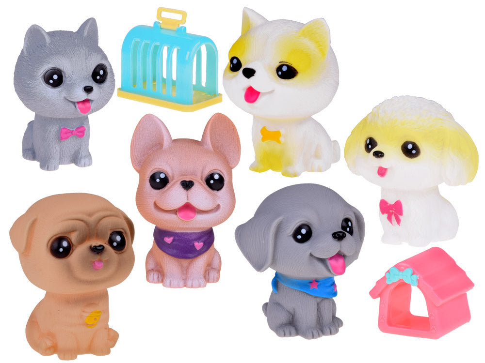 Guminių figūrėlių rinkinys 6 vnt, gyvūnai