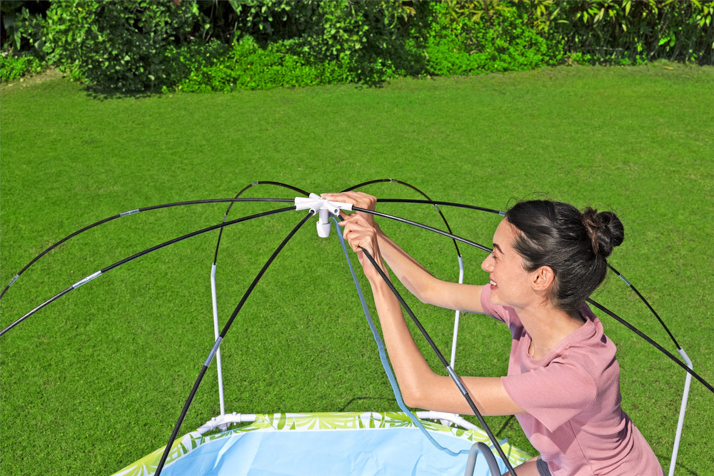 Karkasinis baseinas su stogu vaikams 244x51cm, Bestway 56432