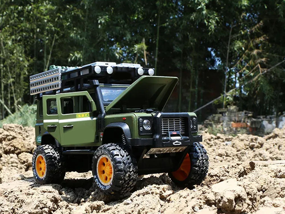 Visureigis su šviesos ir garso efektais, žalias