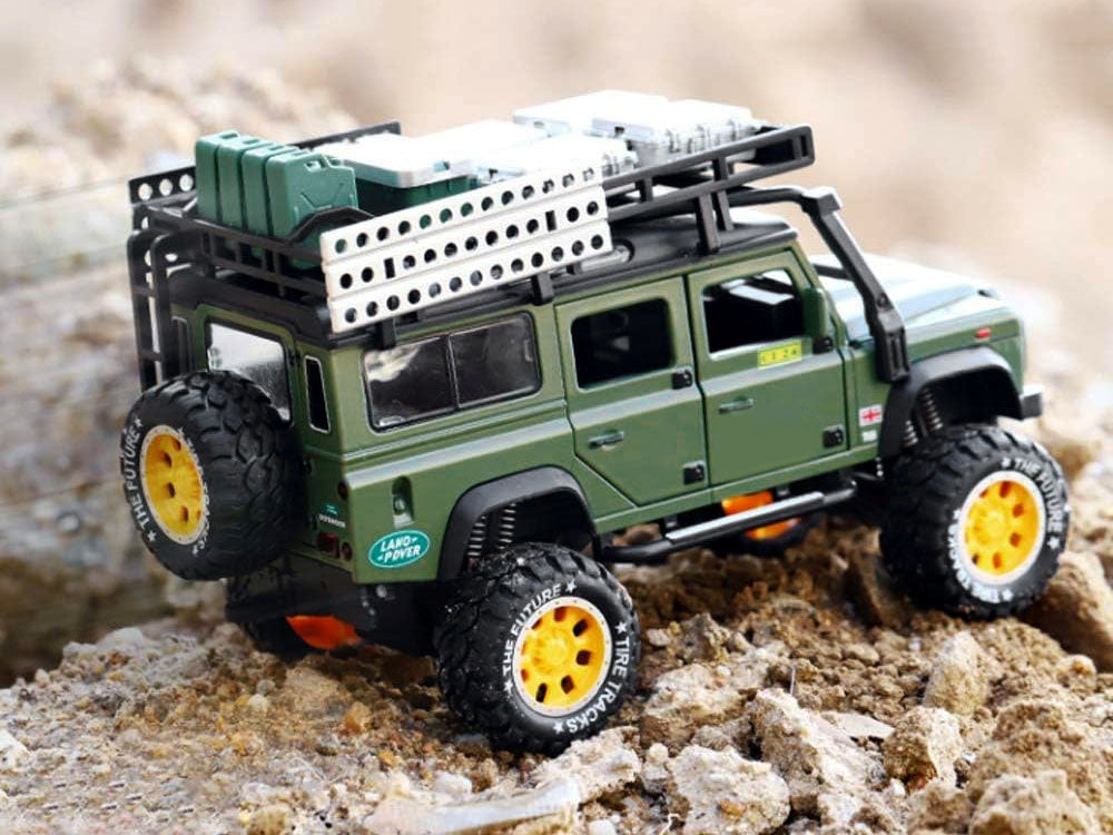 Visureigis su šviesos ir garso efektais, žalias