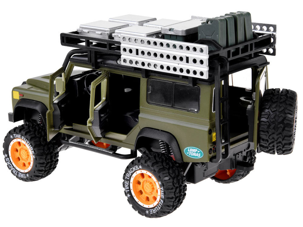 Visureigis su šviesos ir garso efektais, žalias