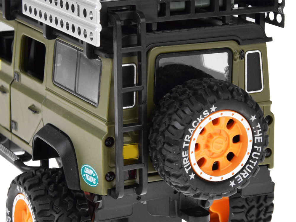 Visureigis su šviesos ir garso efektais, žalias