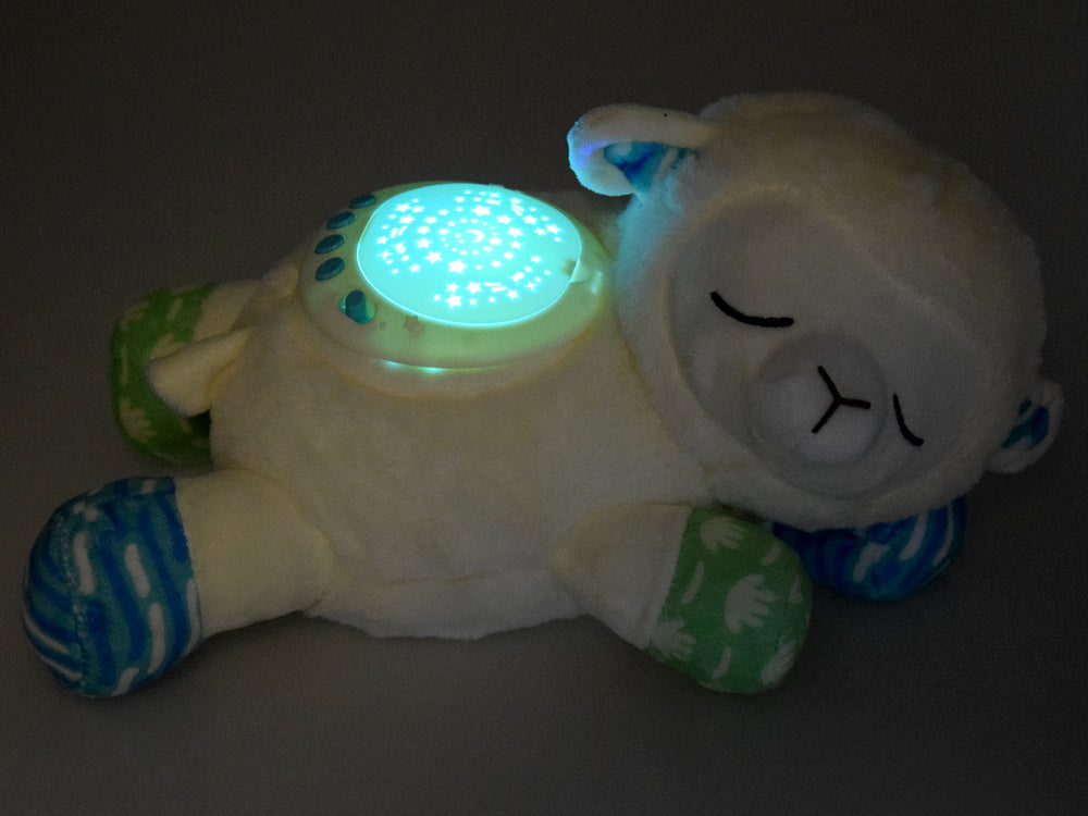 Pliušinis žaislas su garso ir šviesos efektais, avelė