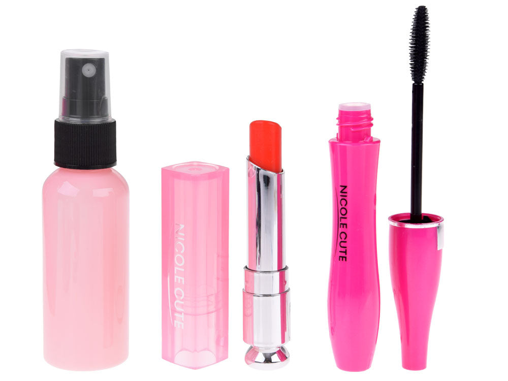 Vaikiškas makiažo priemonių rinkinys, rožinis