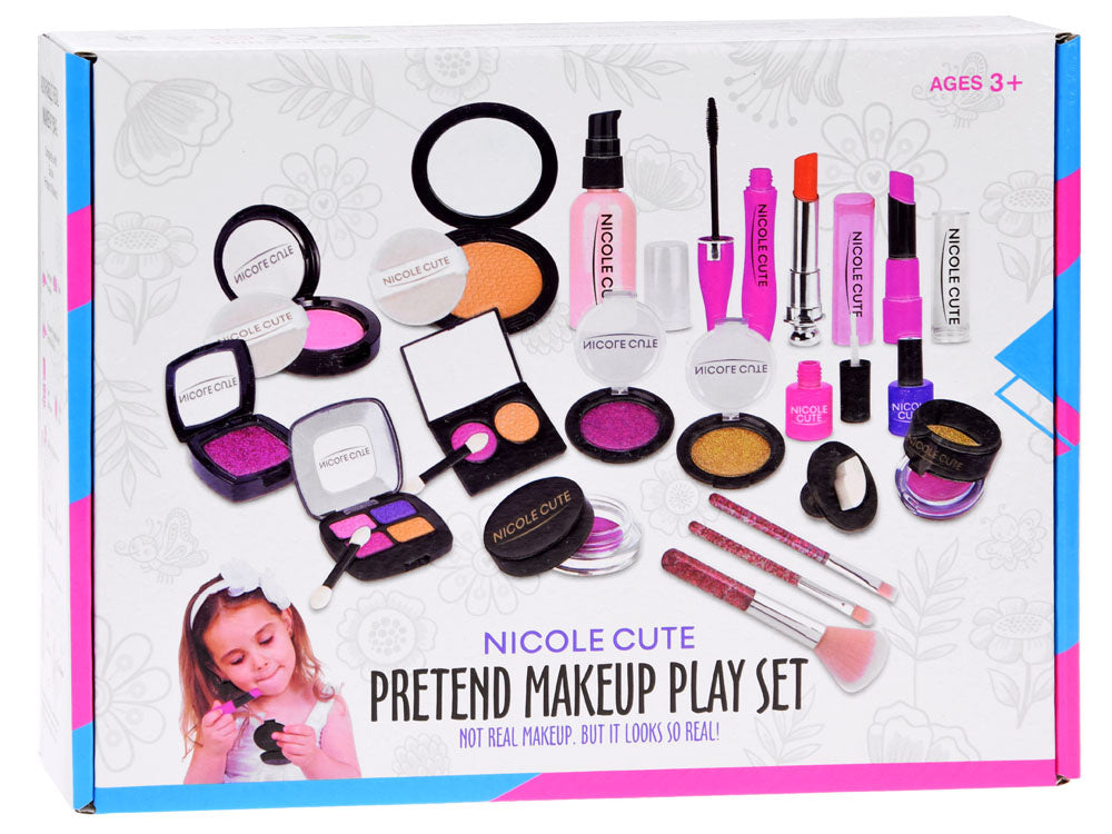 Vaikiškas makiažo priemonių rinkinys, rožinis