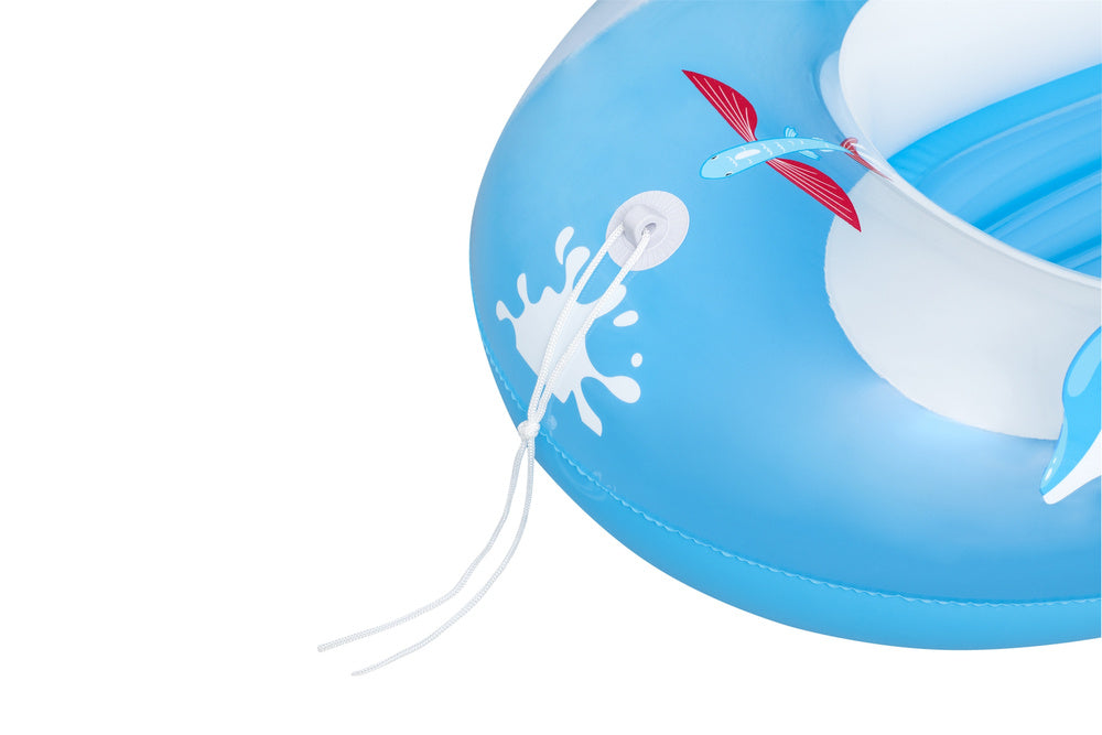 Pripučiama mėlyna valtis vaikams 102x69cm, Bestway 34037