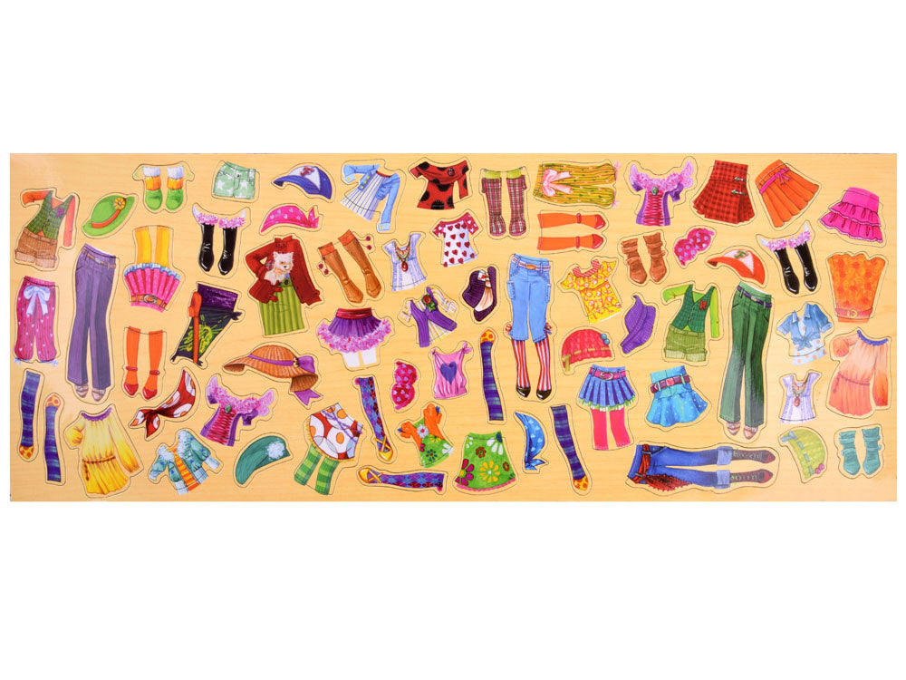 Magnetinė medinė dėlionė, 4 modeliai