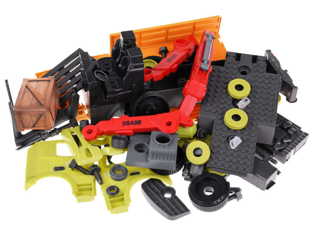 Statybinis sunkvežimis  su manipuliatoriumi