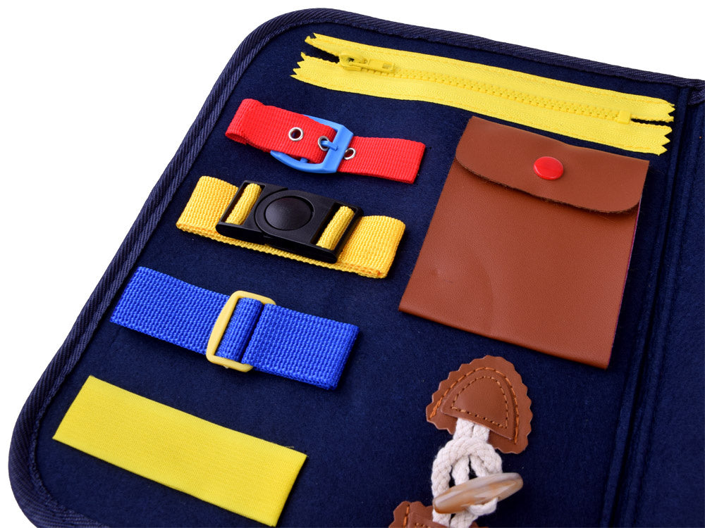 Sensorinė manipuliacijų knyga vaikams