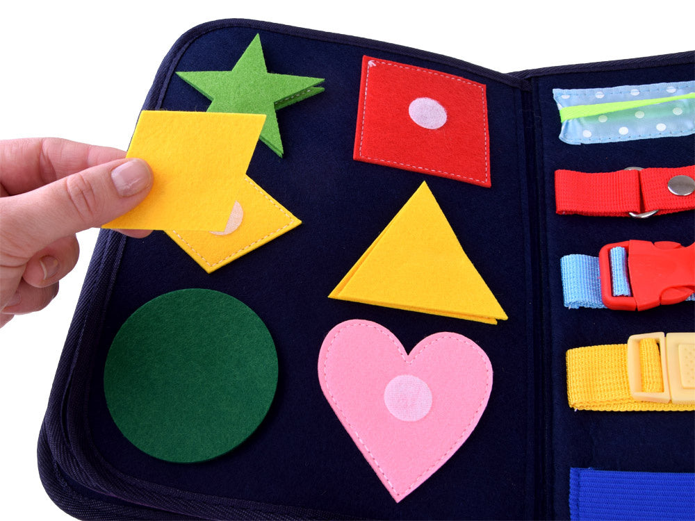 Sensorinė manipuliacijų knyga vaikams