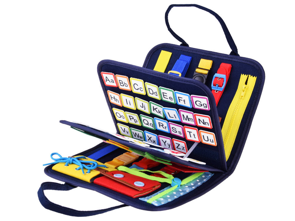 Sensorinė manipuliacijų knyga vaikams