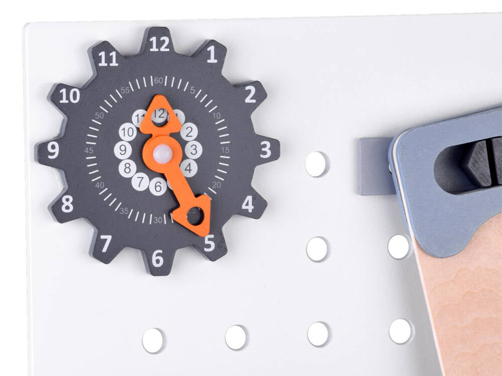 Didelės medinės meistro dirbtuvės su įrankiais-nejungti