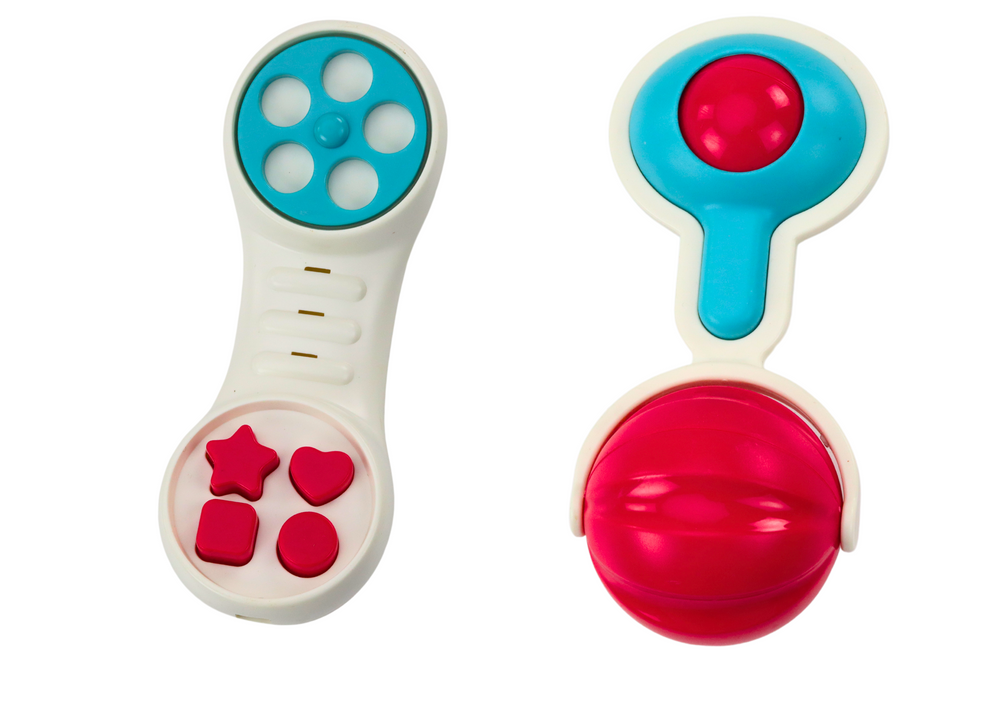 Žaislinių barškučių rinkinys vaikams  8 el.