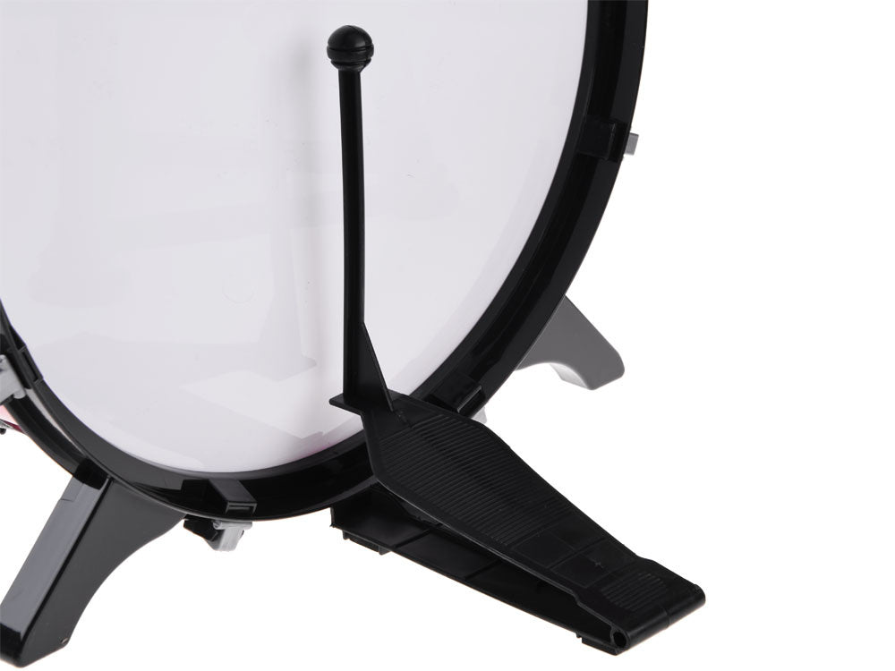 Vaikiškas būgnų rinkinys su kėde, juodas