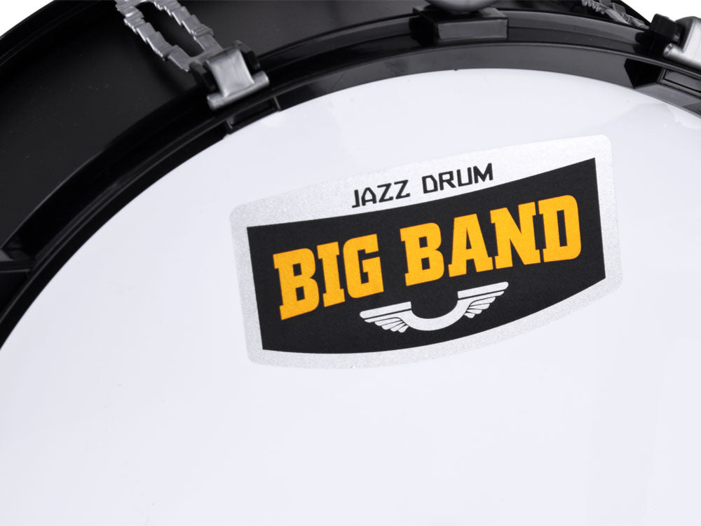 Vaikiškas būgnų rinkinys su kėde, juodas