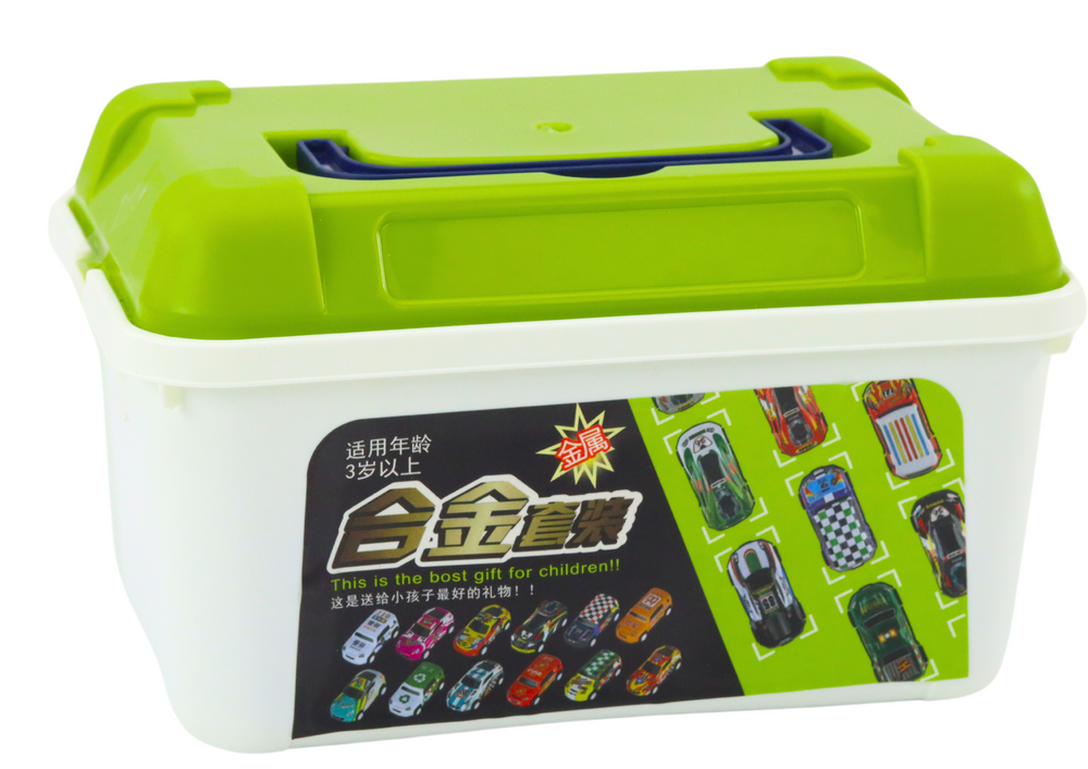 Žaislinių automobilių rinkinys dėkle 30 el.