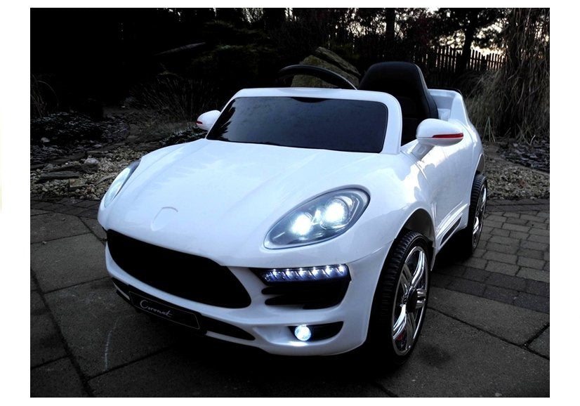 Vienvietis elektromobilis vaikams Coronet S, baltas