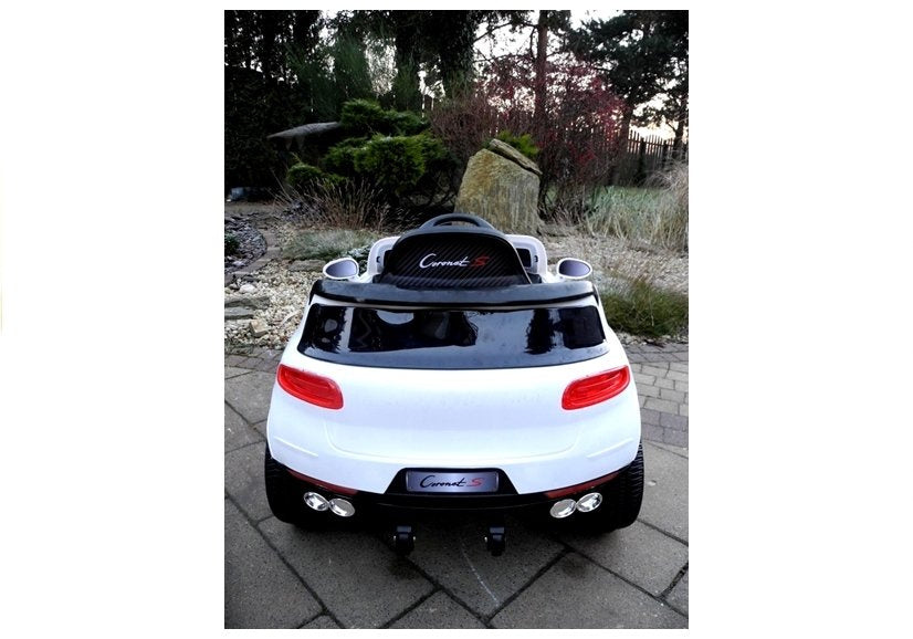 Vienvietis elektromobilis vaikams Coronet S, baltas