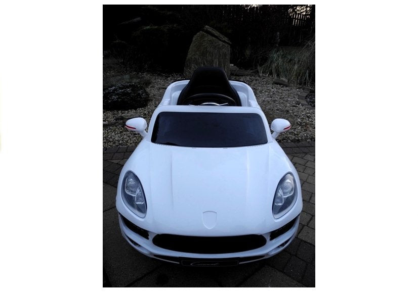 Vienvietis elektromobilis vaikams Coronet S, baltas