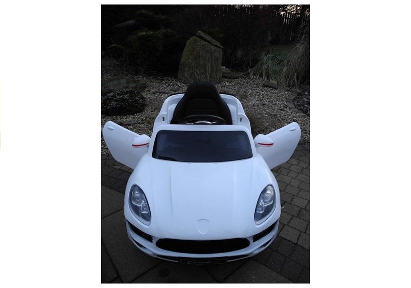 Vienvietis elektromobilis vaikams Coronet S, baltas