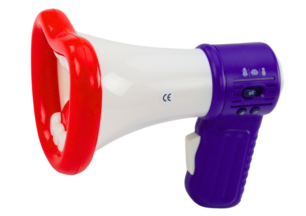 Megaphone Voice Changer Recording Three Mouth Voice Modes