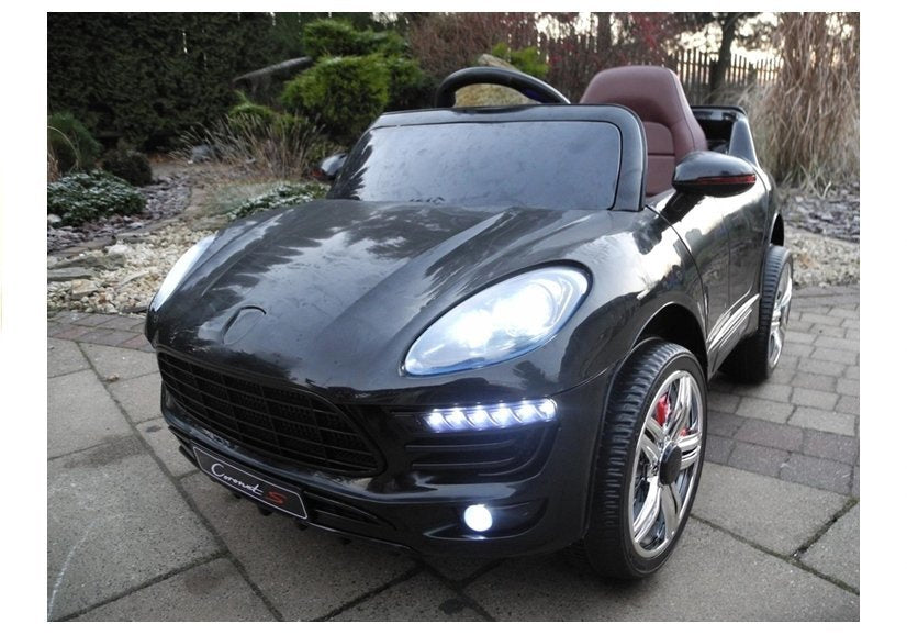 Vienvietis elektromobilis vaikams Coronet S, juodas