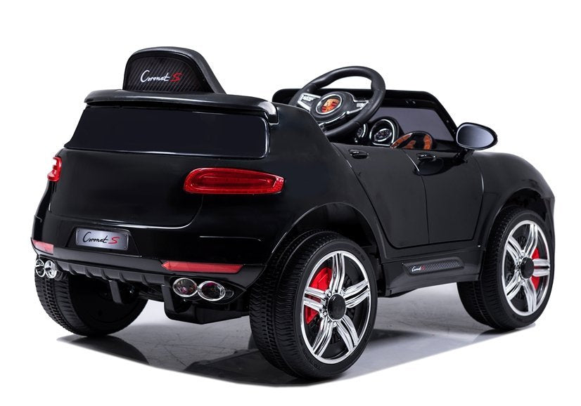 Vienvietis elektromobilis vaikams Coronet S, juodas