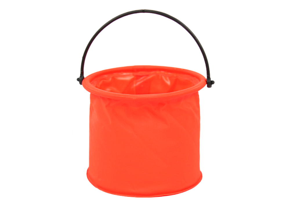 Sulankstomas PVC kibirėlis vaikams, oranžinis