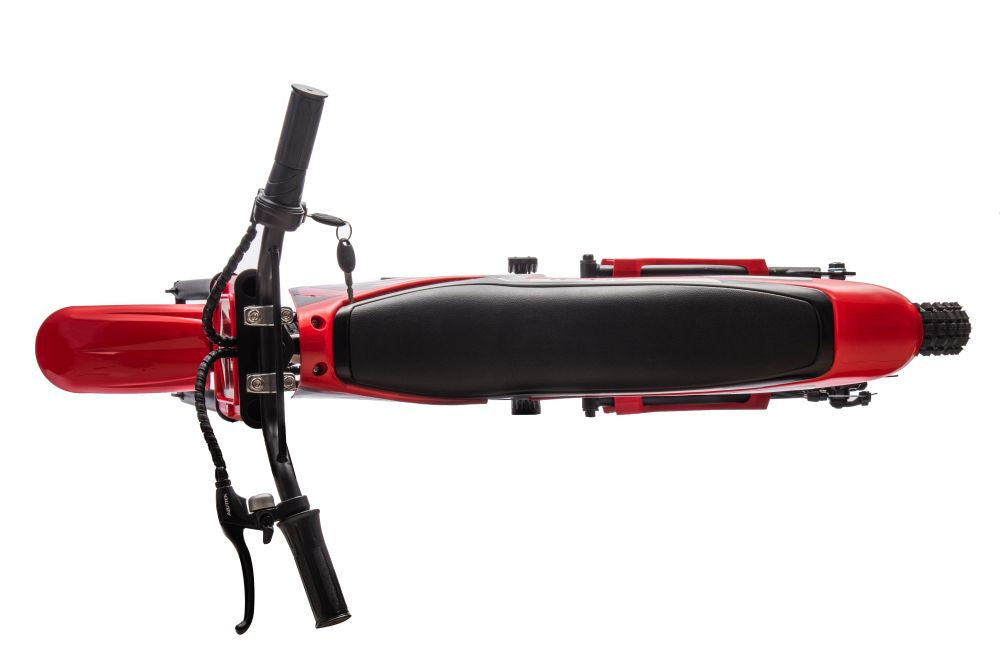 Vienvietis elektrinis motociklas vaikams A9901, raudonas