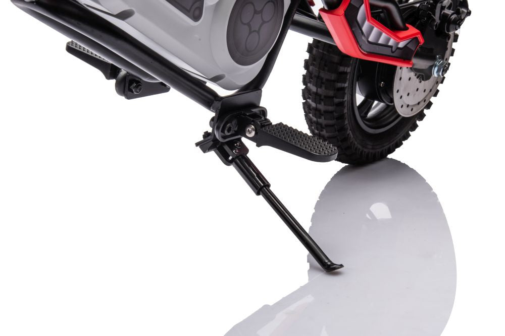 Vienvietis elektrinis motociklas vaikams A9901, raudonas