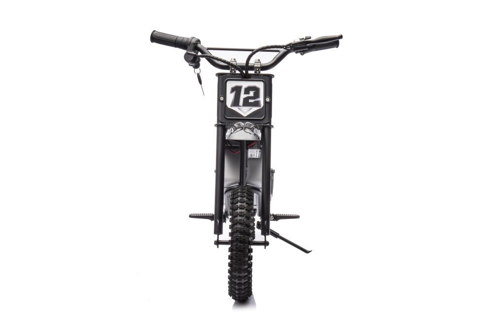 Vienvietis elektrinis motociklas vaikams A9901, juodas