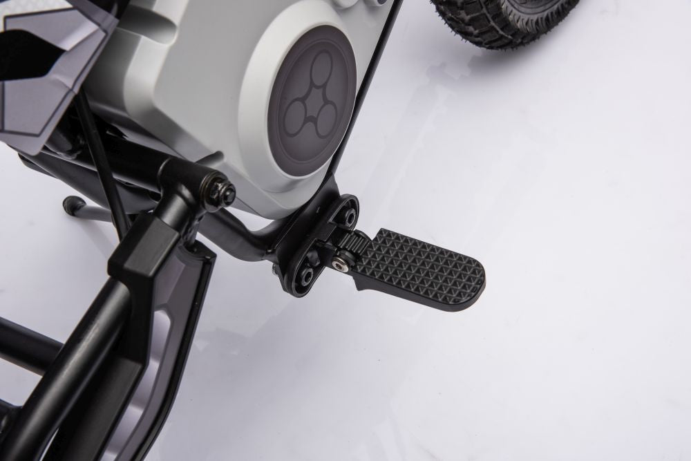 Vienvietis elektrinis motociklas vaikams A9901, juodas