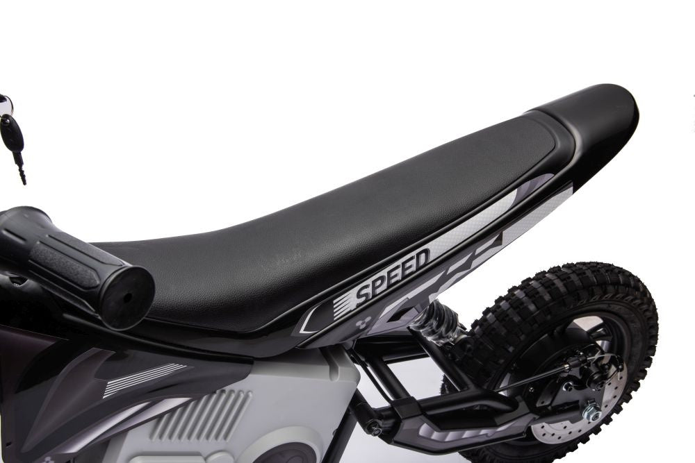 Vienvietis elektrinis motociklas vaikams A9901, juodas