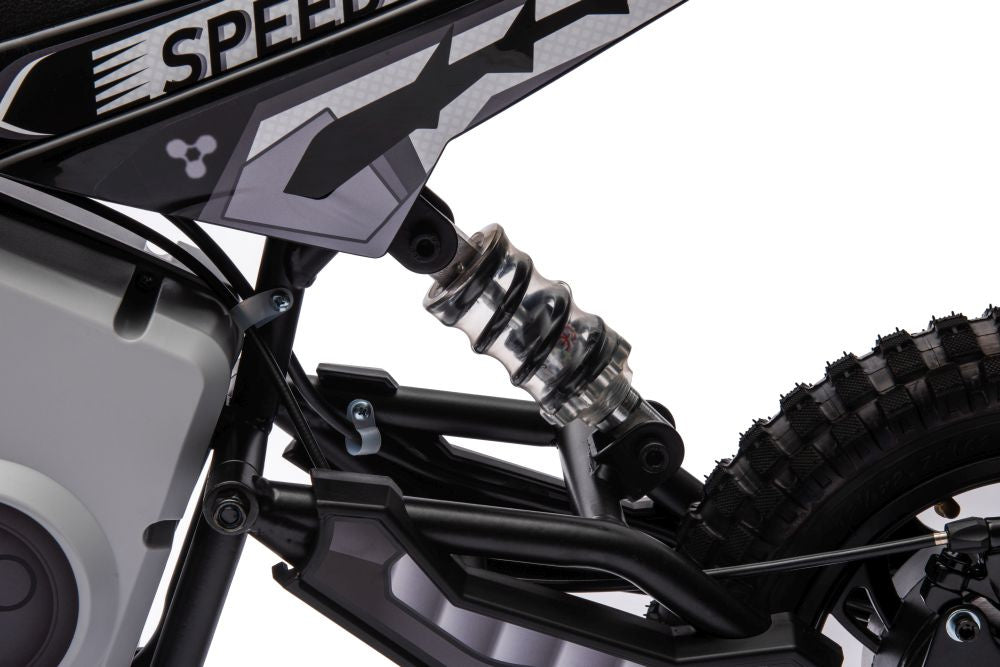 Vienvietis elektrinis motociklas vaikams A9901, juodas