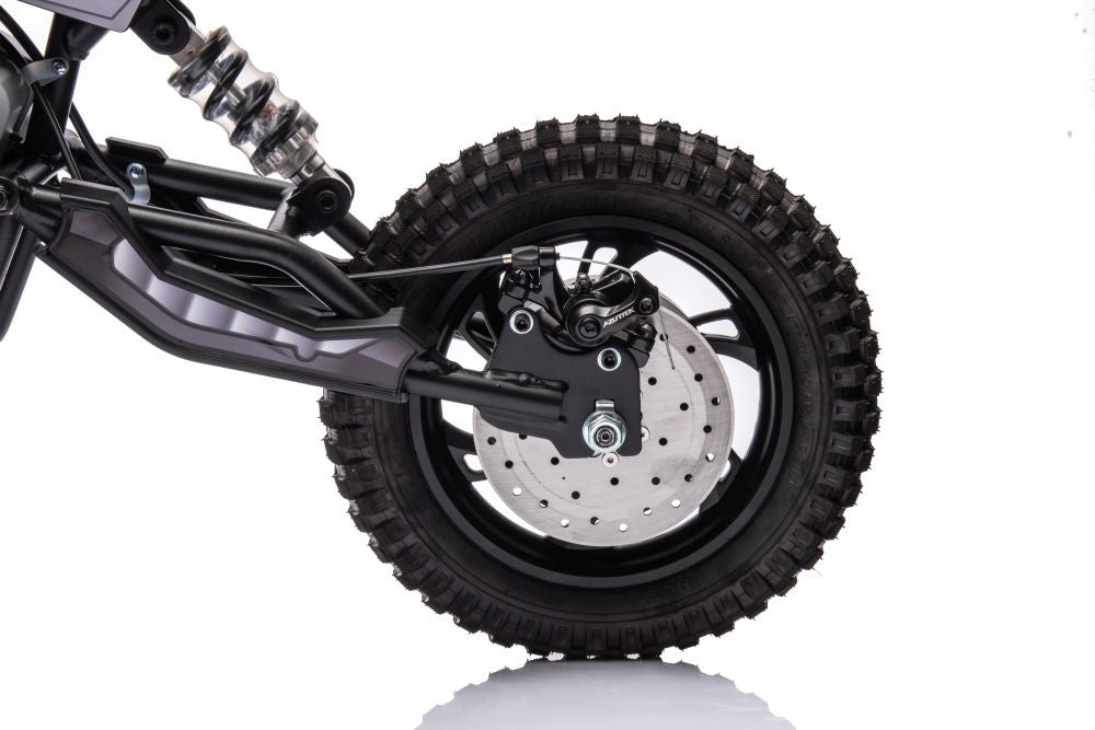 Vienvietis elektrinis motociklas vaikams A9901, juodas