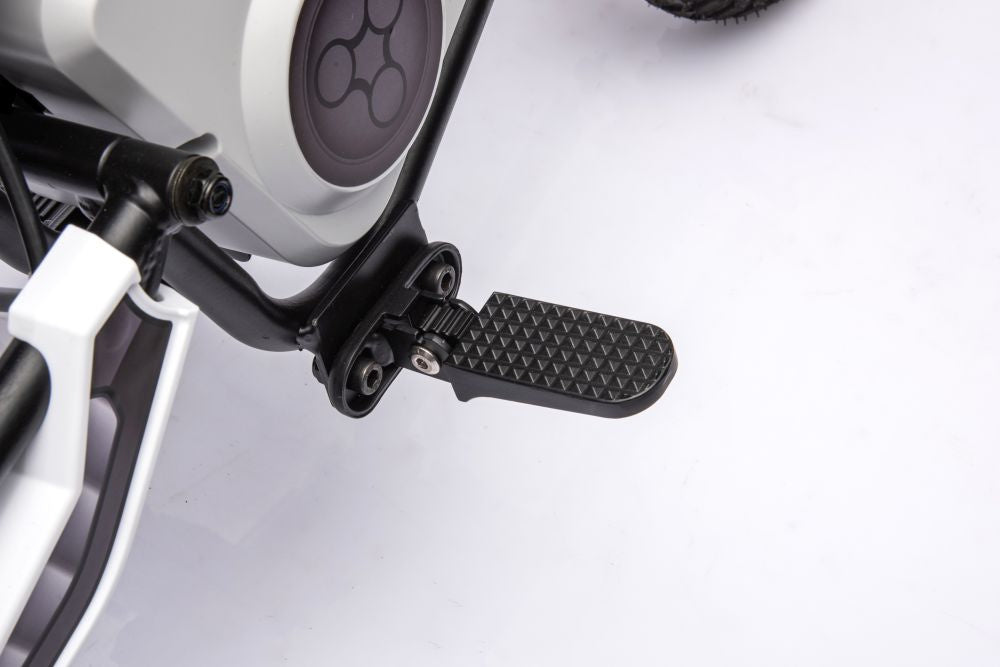 Vienvietis elektrinis motociklas vaikams A9901, baltas