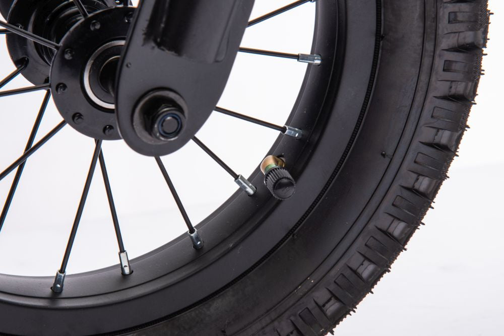 Vienvietis elektrinis motociklas vaikams A9901, baltas