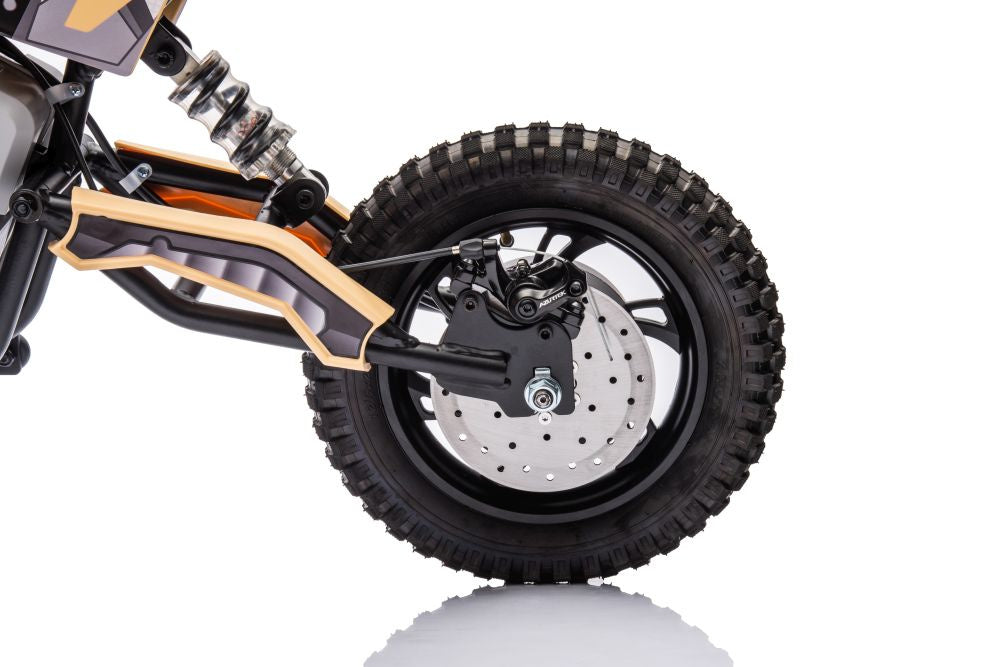 Vienvietis elektrinis motociklas vaikams A9901, chaki